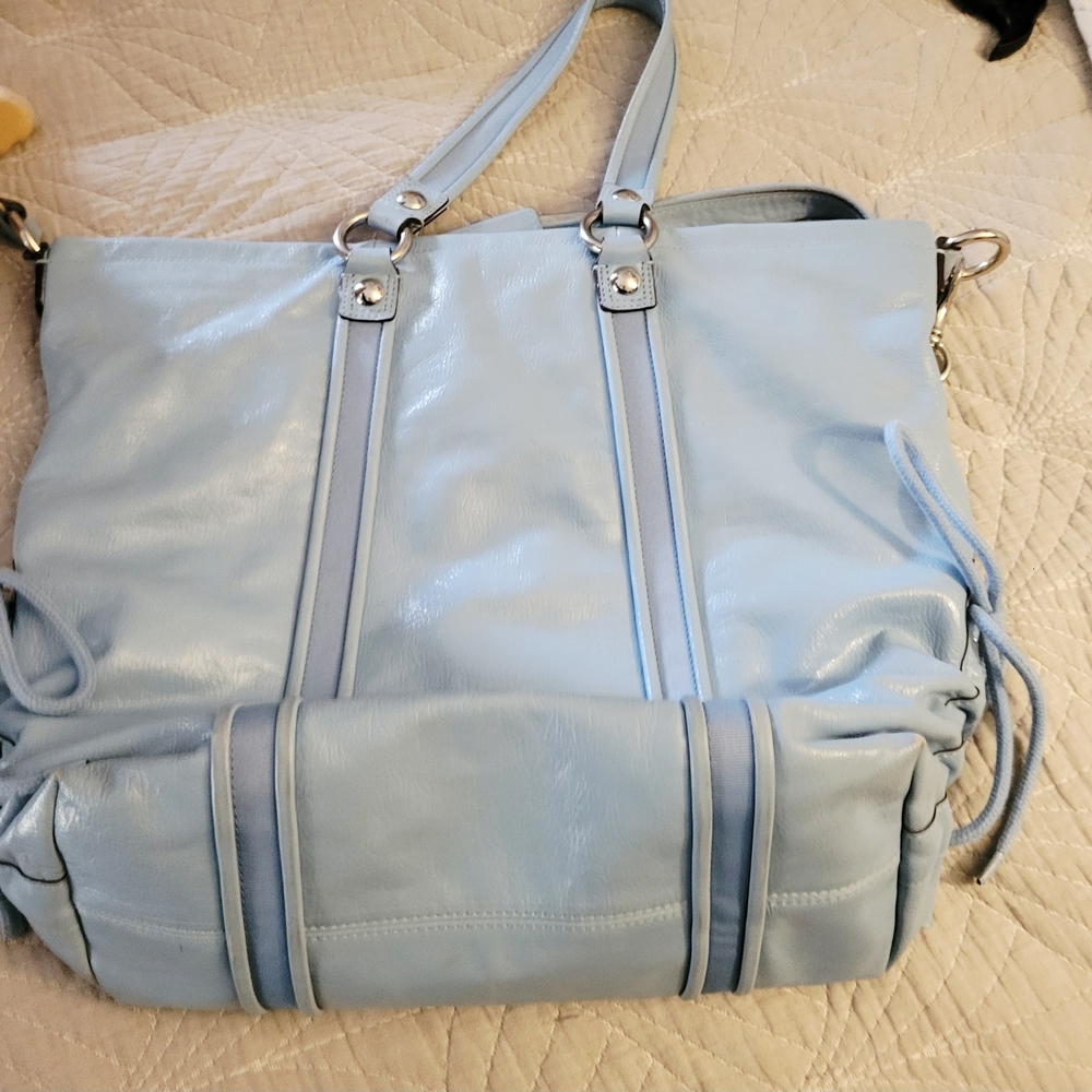 Coach Sky Blue Shoulder Bag - Picture 4 of 7